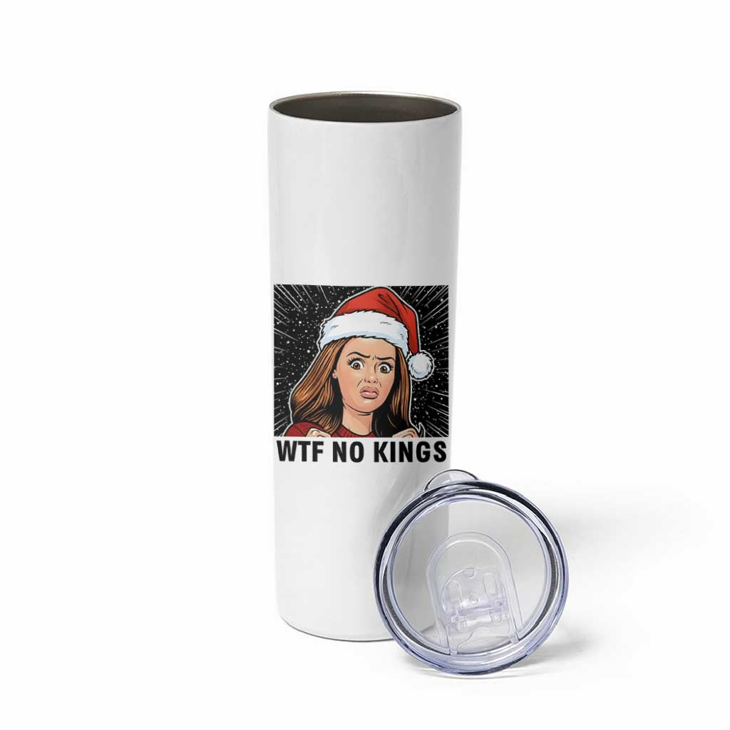 No Kings Skinny Tumbler Funny Disgusting Doll Face Meme Christmas - Wonder Print Shop