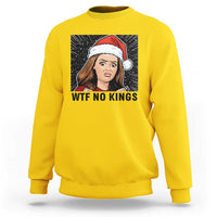 No Kings Sweatshirt Funny Disgusting Doll Face Meme Christmas - Wonder Print Shop
