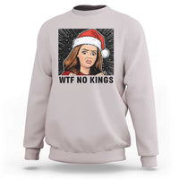 No Kings Sweatshirt Funny Disgusting Doll Face Meme Christmas - Wonder Print Shop