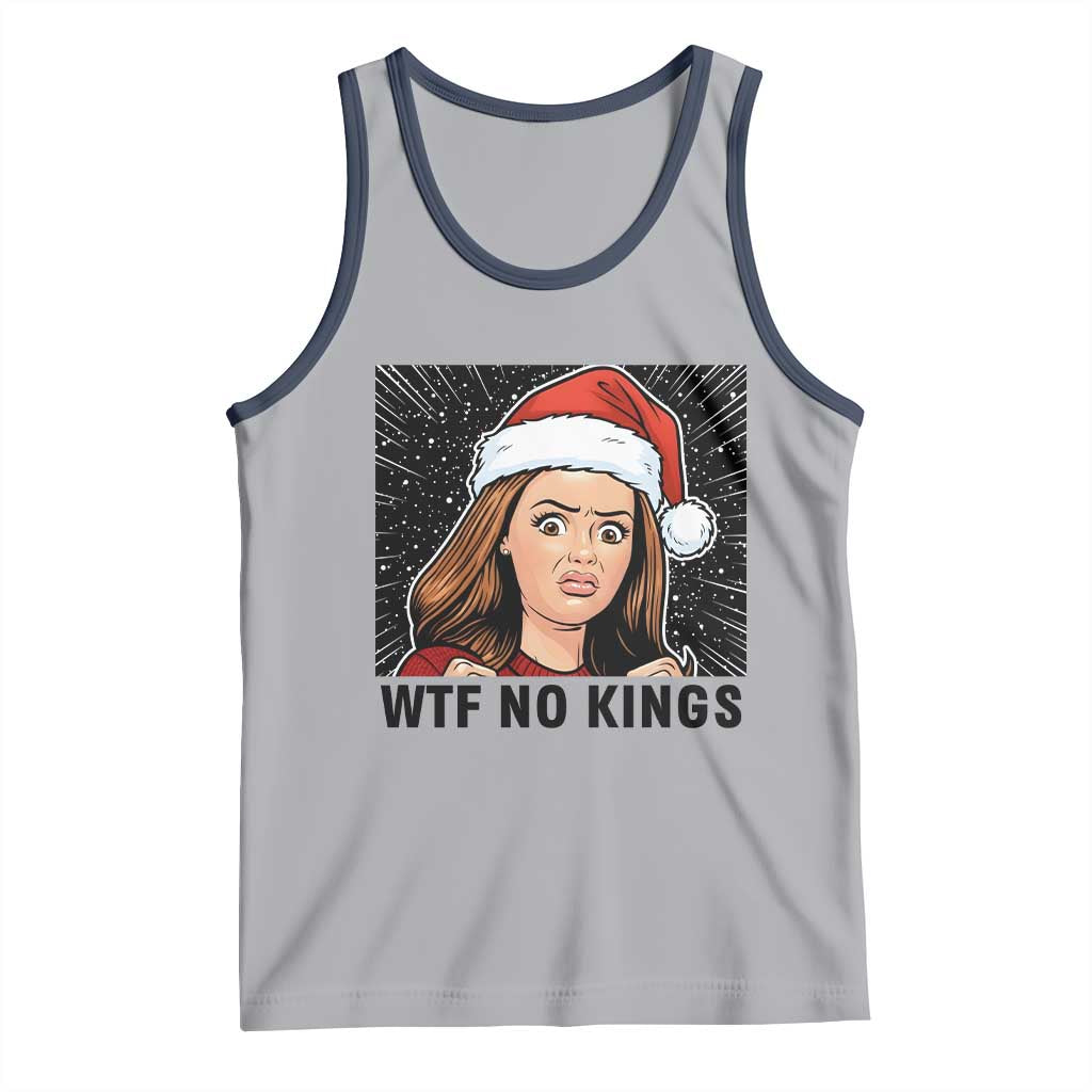 No Kings Tank Top Funny Disgusting Doll Face Meme Christmas - Wonder Print Shop