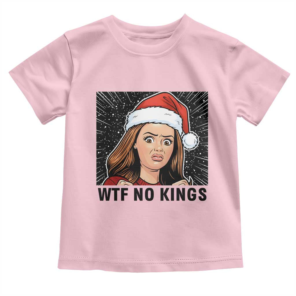 No Kings Toddler T Shirt Funny Disgusting Doll Face Meme Christmas - Wonder Print Shop