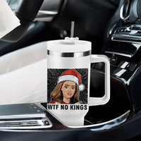 No Kings Tumbler With Handle Funny Disgusting Doll Face Meme Christmas - Wonder Print Shop