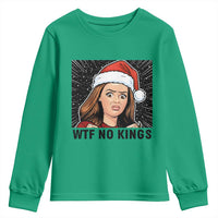 No Kings Youth Sweatshirt Funny Disgusting Doll Face Meme Christmas - Wonder Print Shop