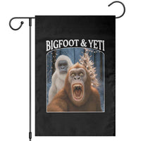 Funny Bigfoot Selfie Garden Flag Sasquatch Yeti Christmas - Wonder Print Shop