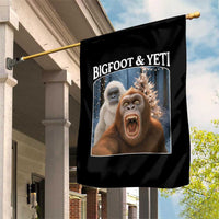 Funny Bigfoot Selfie Garden Flag Sasquatch Yeti Christmas - Wonder Print Shop