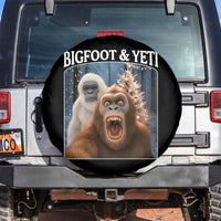 Funny Bigfoot Selfie Spare Tire Cover Sasquatch Yeti Christmas - Wonder Print Shop
