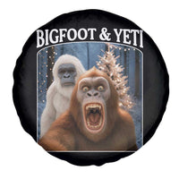 Funny Bigfoot Selfie Spare Tire Cover Sasquatch Yeti Christmas - Wonder Print Shop