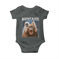 Funny Bigfoot Selfie Baby Onesie Sasquatch Yeti Christmas - Wonder Print Shop