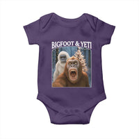 Funny Bigfoot Selfie Baby Onesie Sasquatch Yeti Christmas - Wonder Print Shop