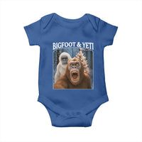Funny Bigfoot Selfie Baby Onesie Sasquatch Yeti Christmas - Wonder Print Shop