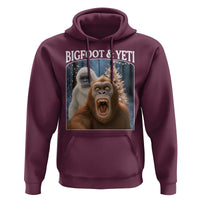 Funny Bigfoot Selfie Hoodie Sasquatch Yeti Christmas - Wonder Print Shop