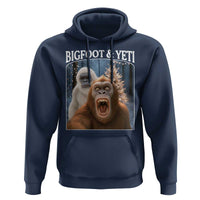 Funny Bigfoot Selfie Hoodie Sasquatch Yeti Christmas - Wonder Print Shop
