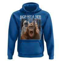 Funny Bigfoot Selfie Hoodie Sasquatch Yeti Christmas - Wonder Print Shop