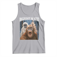 Funny Bigfoot Selfie Tank Top Sasquatch Yeti Christmas - Wonder Print Shop