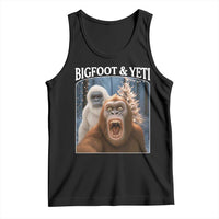 Funny Bigfoot Selfie Tank Top Sasquatch Yeti Christmas - Wonder Print Shop