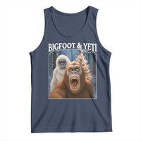 Funny Bigfoot Selfie Tank Top Sasquatch Yeti Christmas - Wonder Print Shop