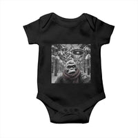 Funny Bigfoot Selfie Baby Onesie Sasquatch Alien UFO Christmas - Wonder Print Shop