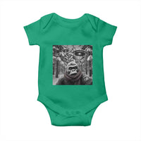 Funny Bigfoot Selfie Baby Onesie Sasquatch Alien UFO Christmas - Wonder Print Shop