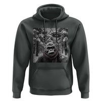 Funny Bigfoot Selfie Hoodie Sasquatch Alien UFO Christmas - Wonder Print Shop