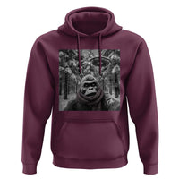 Funny Bigfoot Selfie Hoodie Sasquatch Alien UFO Christmas - Wonder Print Shop