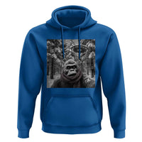 Funny Bigfoot Selfie Hoodie Sasquatch Alien UFO Christmas - Wonder Print Shop