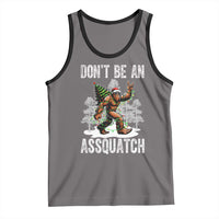 Funny Bigfoot Christmas Tank Top Do Not Be An Assquatch - Wonder Print Shop