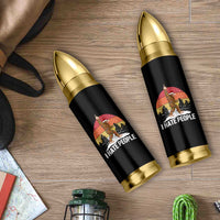 Funny Bigfoot Christmas Bullet Tumbler I Hate People - Wonder Print Shop
