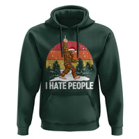 Funny Bigfoot Christmas Hoodie I Hate People - Wonder Print Shop