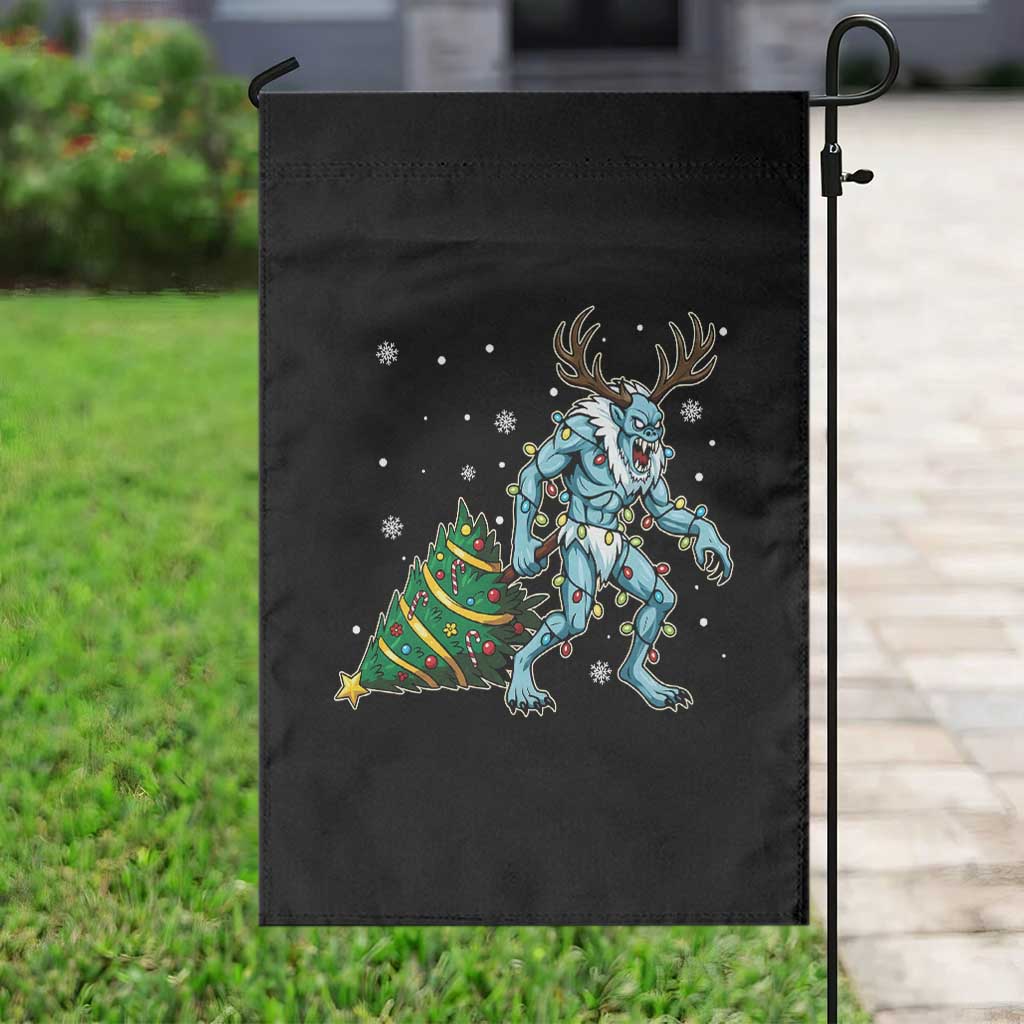 Wendigo Monster Garden Flag Cryptid Mythical Christmas - Wonder Print Shop