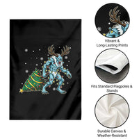Wendigo Monster Garden Flag Cryptid Mythical Christmas - Wonder Print Shop