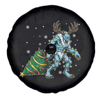 Wendigo Monster Spare Tire Cover Cryptid Mythical Christmas - Wonder Print Shop