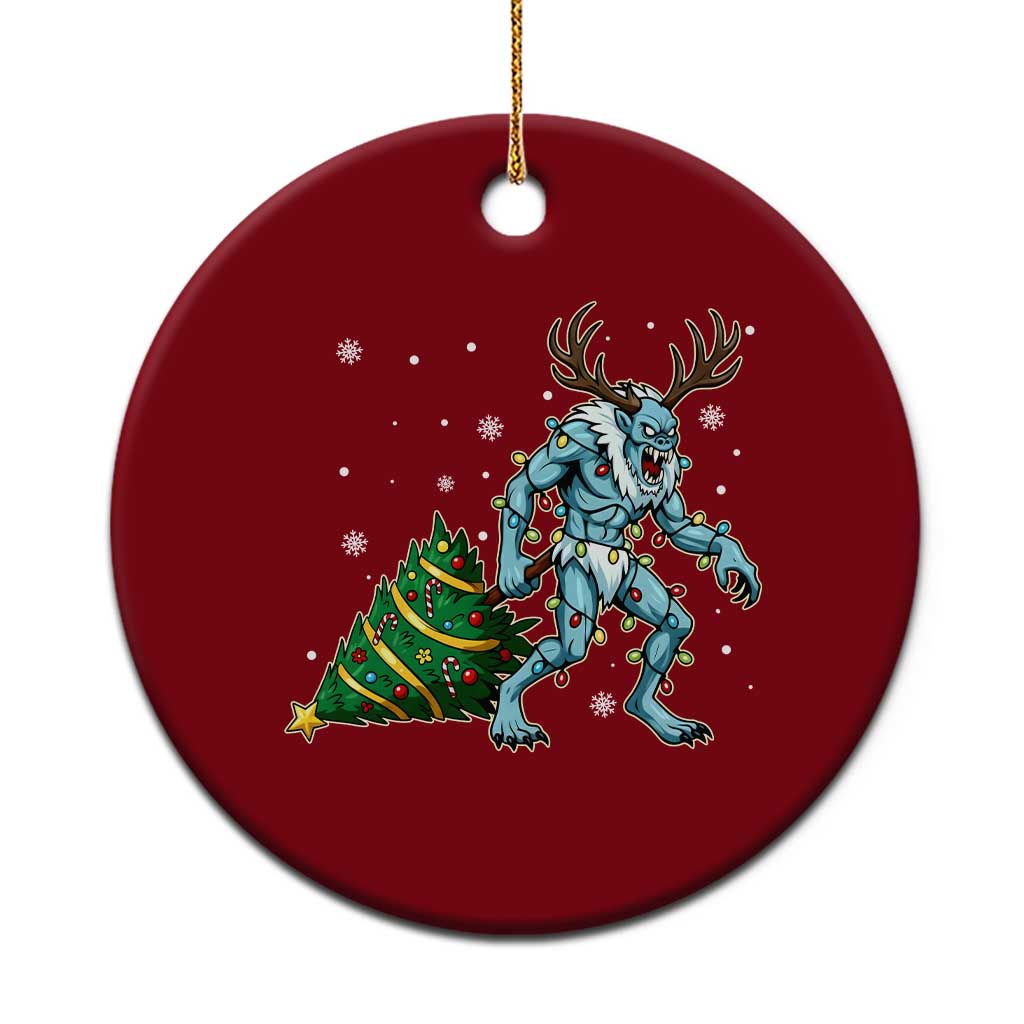 Wendigo Monster Ceramic Ornament Cryptid Mythical Xmas - Wonder Print Shop