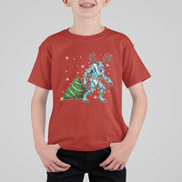 Wendigo Monster T Shirt For Kid Cryptid Mythical Christmas - Wonder Print Shop