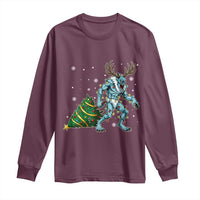 Wendigo Monster Long Sleeve Shirt Cryptid Mythical Christmas - Wonder Print Shop