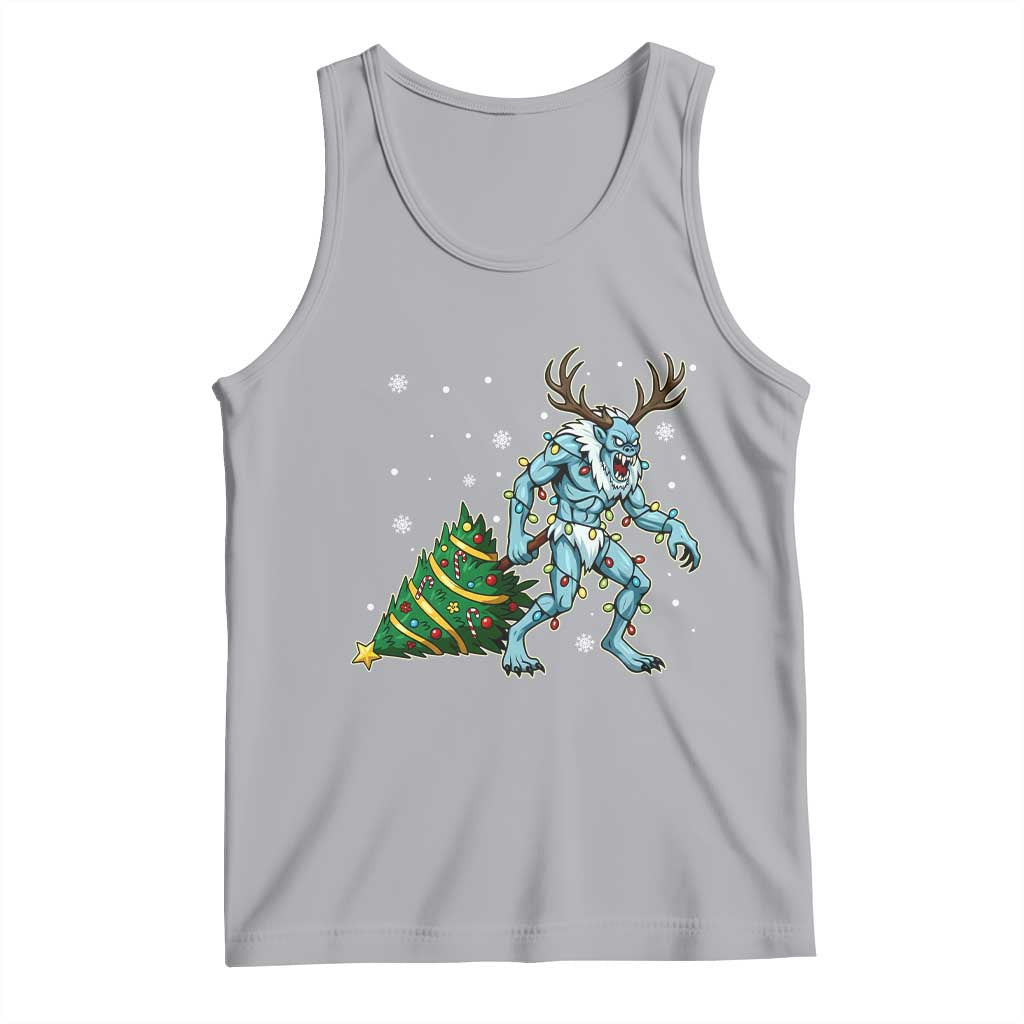 Wendigo Monster Tank Top Cryptid Mythical Christmas - Wonder Print Shop