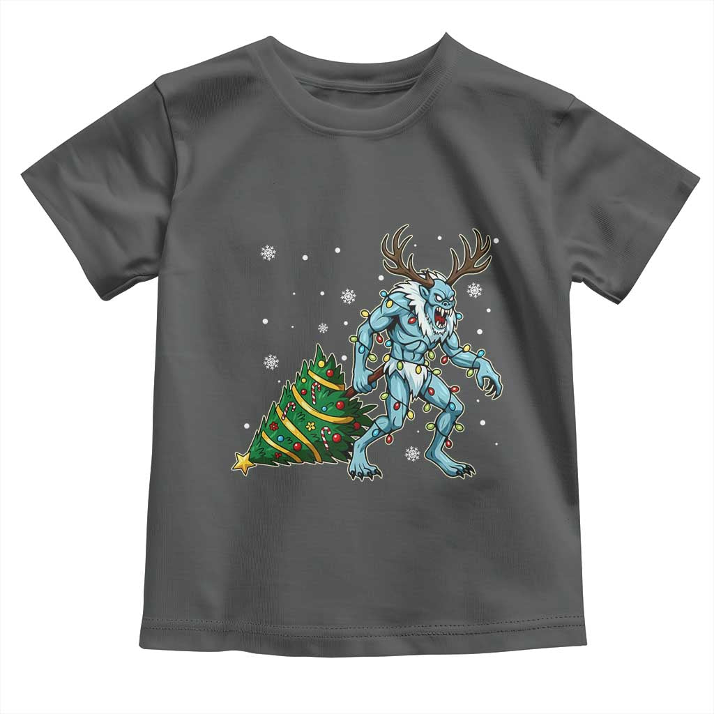 Wendigo Monster Toddler T Shirt Cryptid Mythical Christmas - Wonder Print Shop