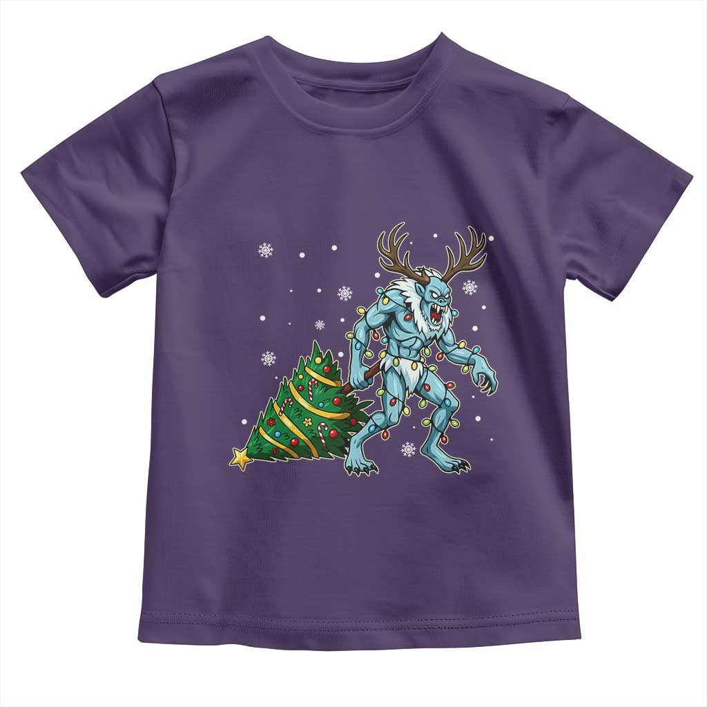Wendigo Monster Toddler T Shirt Cryptid Mythical Christmas - Wonder Print Shop