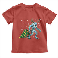 Wendigo Monster Toddler T Shirt Cryptid Mythical Christmas - Wonder Print Shop