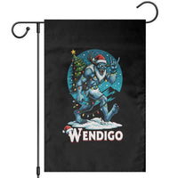 Funny Wendigo Monster Christmas Garden Flag Rock On Hand Meme Xmas - Wonder Print Shop