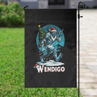 Funny Wendigo Monster Christmas Garden Flag Rock On Hand Meme Xmas - Wonder Print Shop