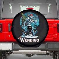 Funny Wendigo Monster Christmas Spare Tire Cover Rock On Hand Meme Xmas - Wonder Print Shop
