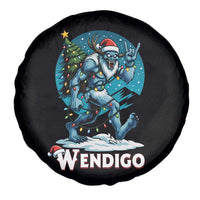 Funny Wendigo Monster Christmas Spare Tire Cover Rock On Hand Meme Xmas - Wonder Print Shop