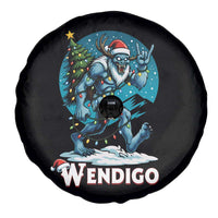 Funny Wendigo Monster Christmas Spare Tire Cover Rock On Hand Meme Xmas - Wonder Print Shop