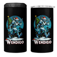 Funny Wendigo Monster Christmas 4 in 1 Can Cooler Tumbler Rock On Hand Meme Xmas - Wonder Print Shop