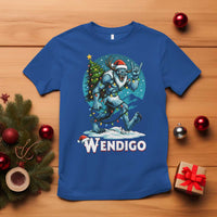 Funny Wendigo Monster Christmas T Shirt Rock On Hand Meme Xmas - Wonder Print Shop