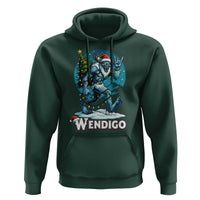Funny Wendigo Monster Christmas Hoodie Rock On Hand Meme Xmas - Wonder Print Shop