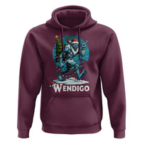 Funny Wendigo Monster Christmas Hoodie Rock On Hand Meme Xmas - Wonder Print Shop