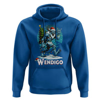 Funny Wendigo Monster Christmas Hoodie Rock On Hand Meme Xmas - Wonder Print Shop