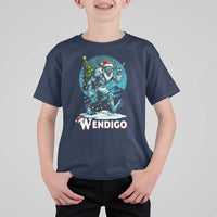 Funny Wendigo Monster Christmas T Shirt For Kid Rock On Hand Meme Xmas - Wonder Print Shop