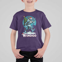 Funny Wendigo Monster Christmas T Shirt For Kid Rock On Hand Meme Xmas - Wonder Print Shop